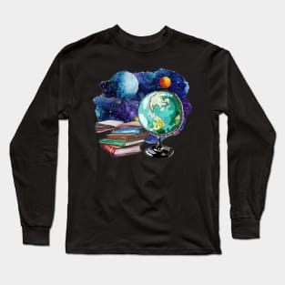 Universe from my desk Long Sleeve T-Shirt